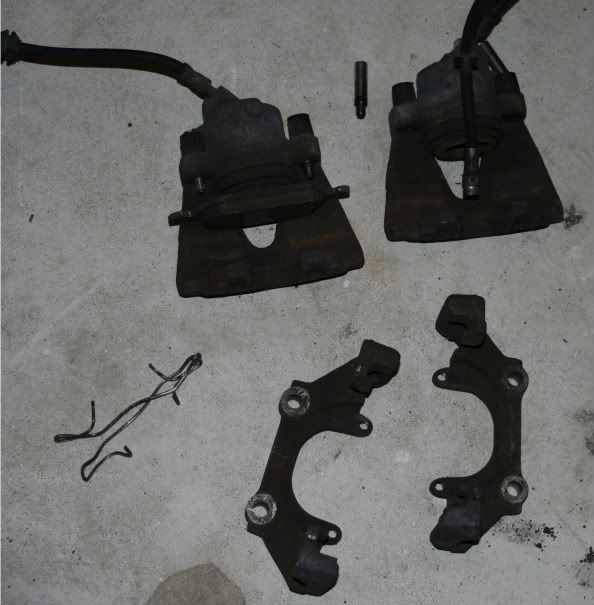 VR6 front calipers/carriers, control arms, steering wheel airbag VW